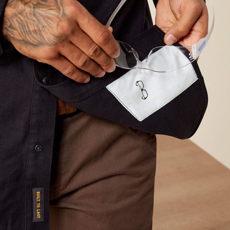 Rebar Flannel Twill Snap Work Shirt