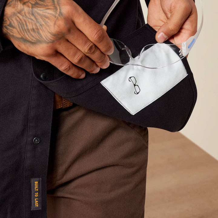 Rebar Flannel Twill Snap Work Shirt