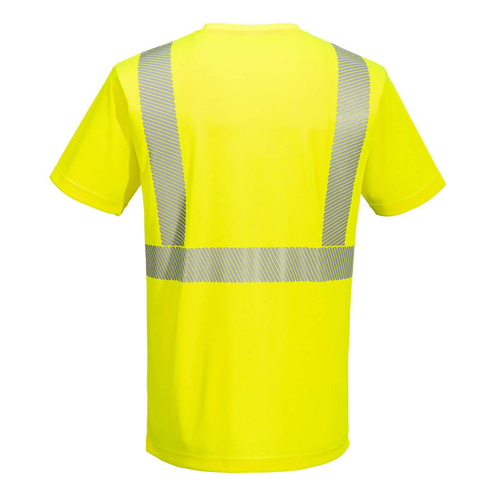 Hi-Vis Lightweight S/S T-Shirt Segmented Tape
