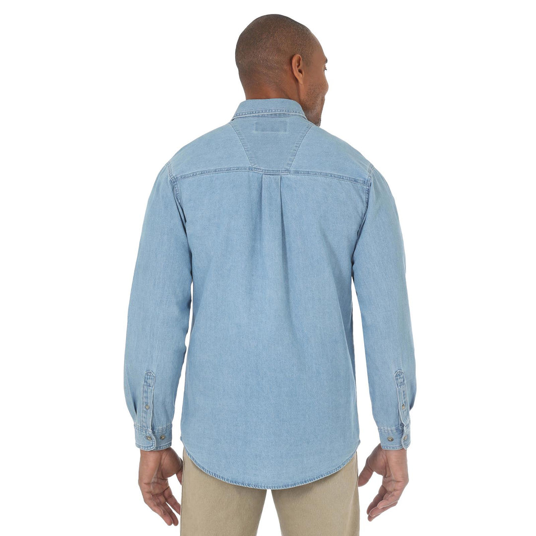 10RAL08DM WRANGLER RUGGED WEAR® DENIM BASIC SHIR
