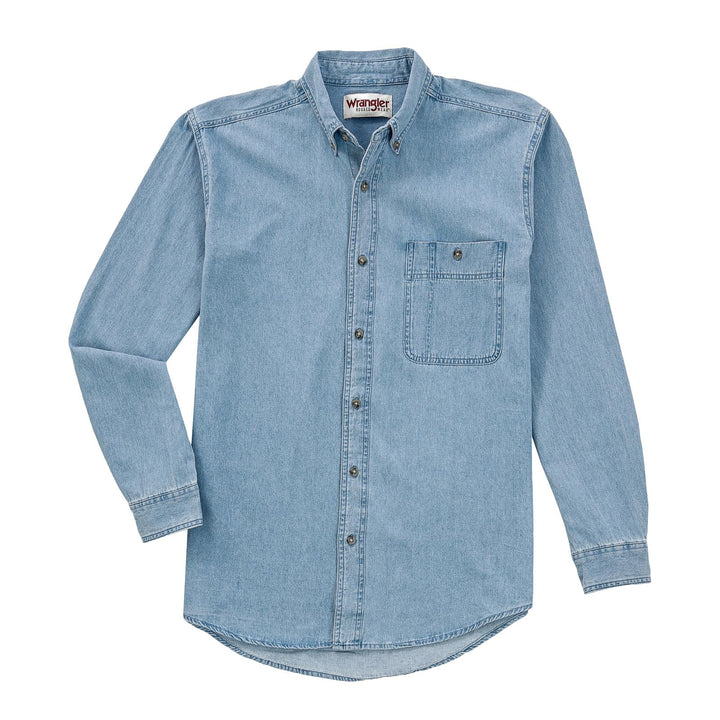 10RAL08DM WRANGLER RUGGED WEAR® DENIM BASIC SHIR