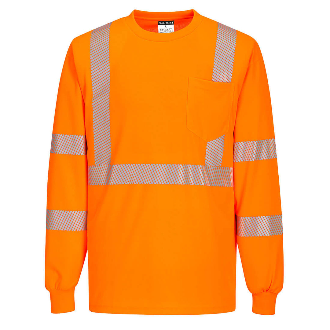 Hi-Vis Segmented Tape T-Shirt L/S