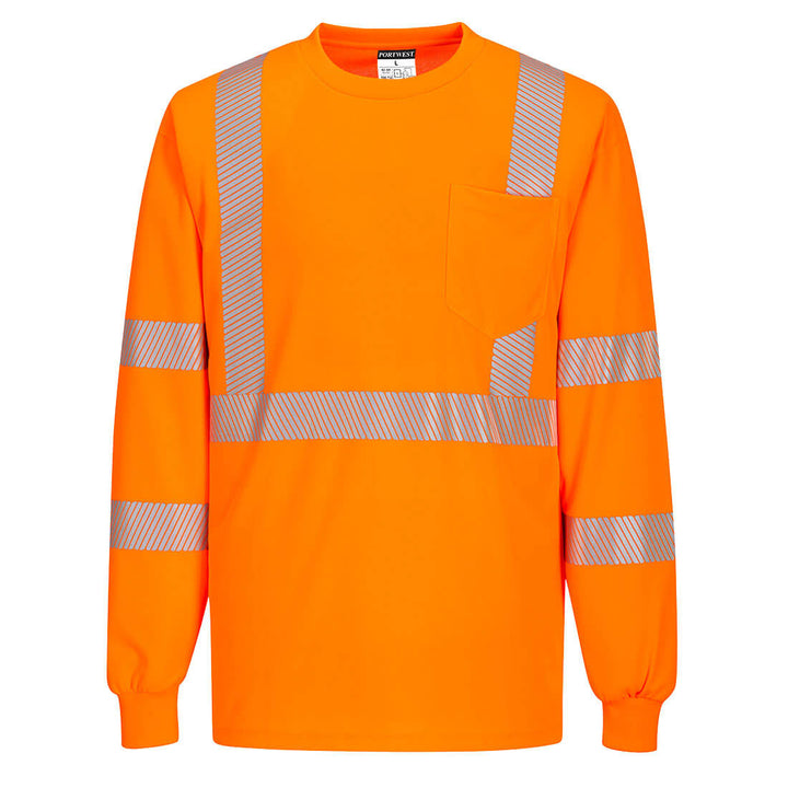Hi-Vis Segmented Tape T-Shirt L/S