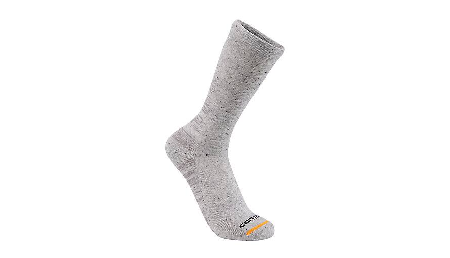 Midweight Synthetic-Cotton Blend Crew Sock 3-Pack