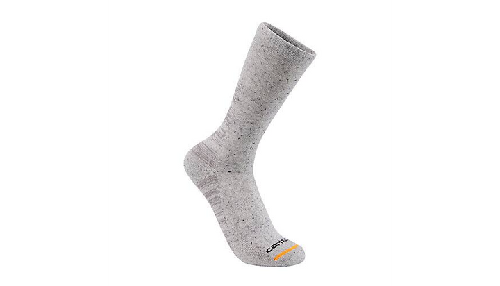 Midweight Synthetic-Cotton Blend Crew Sock 3-Pack