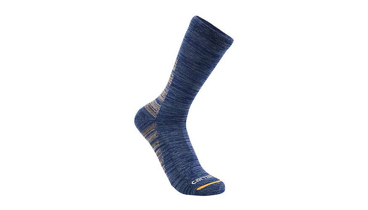 Midweight Synthetic-Cotton Blend Crew Sock 3-Pack