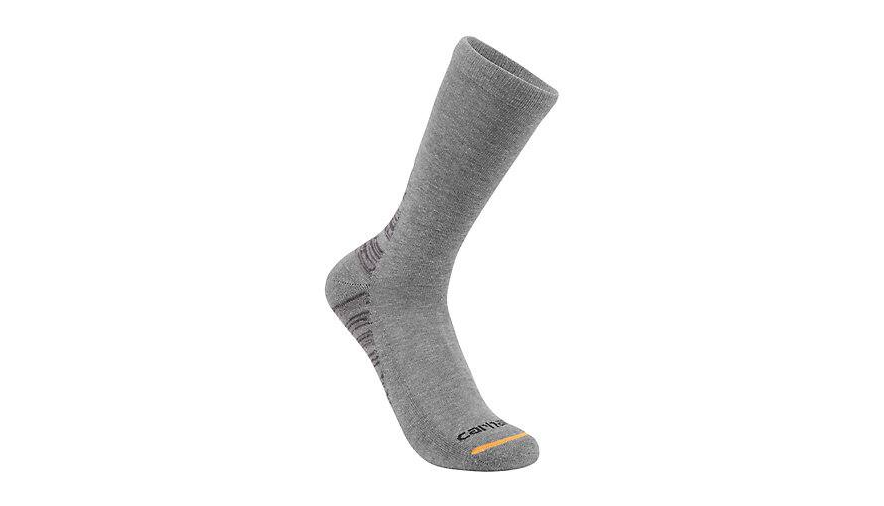 Midweight Synthetic-Cotton Blend Crew Sock 3-Pack