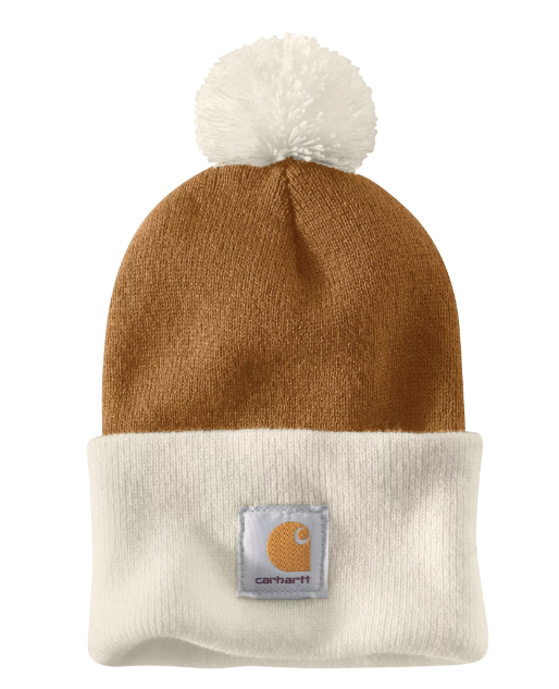 103343 Knit Pom Cuffed Beanie