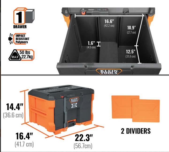 54821MB MODbox™ Two Drawer Rolling Tool Box