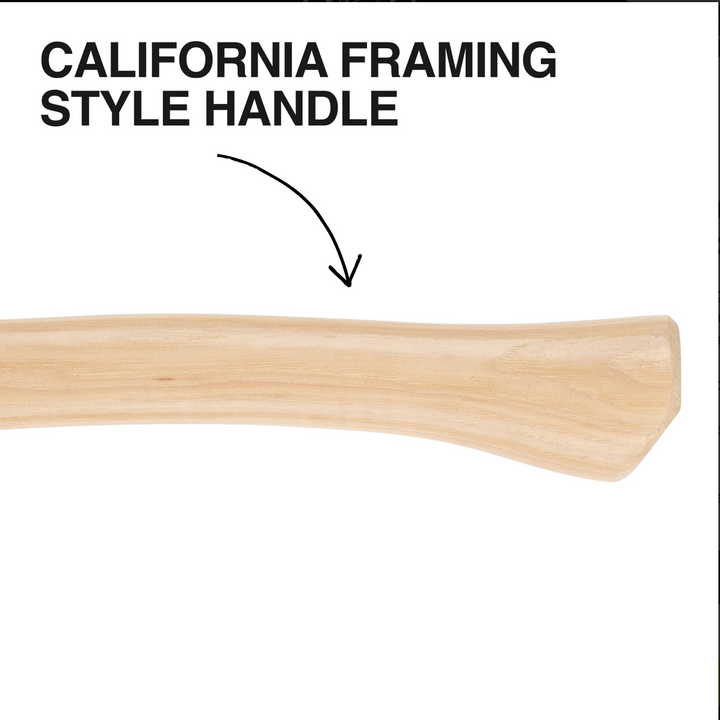 H80920H Milled Face Hickory Handle Hammer, 20-Ounce