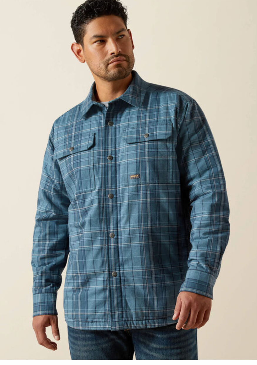 Rebar Flannel Insulated Shirt Jacket