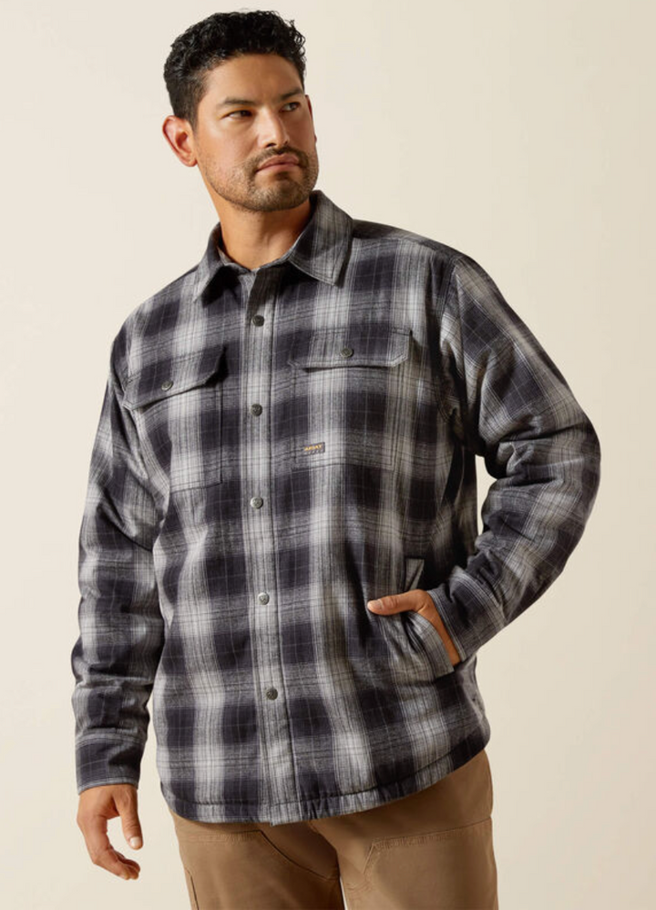 Rebar Flannel Insulated Shirt Jacket