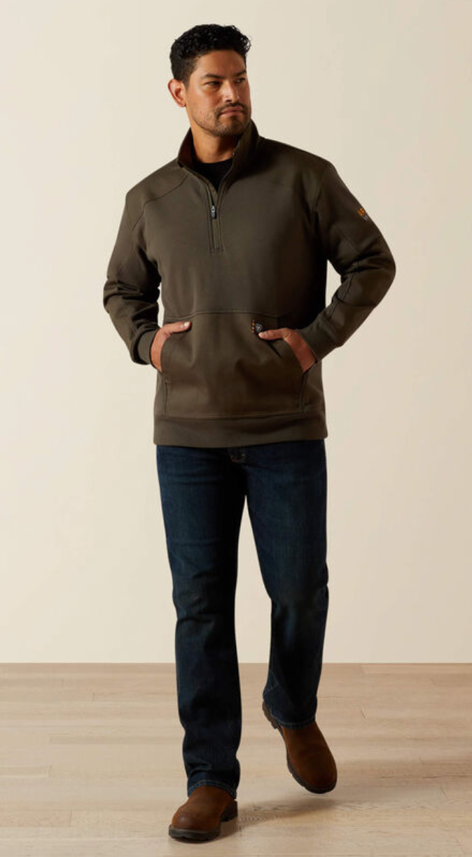 Rebar Workman Duracanvas 1/4 Zip Sweatshirt