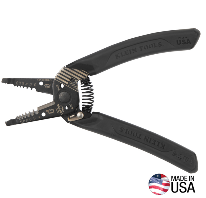 K11095BLK  Klein-Kurve® Blackout Wire Stripper / Cutter, 8-20 AWG