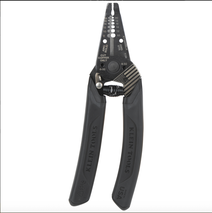 K11095BLK  Klein-Kurve® Blackout Wire Stripper / Cutter, 8-20 AWG