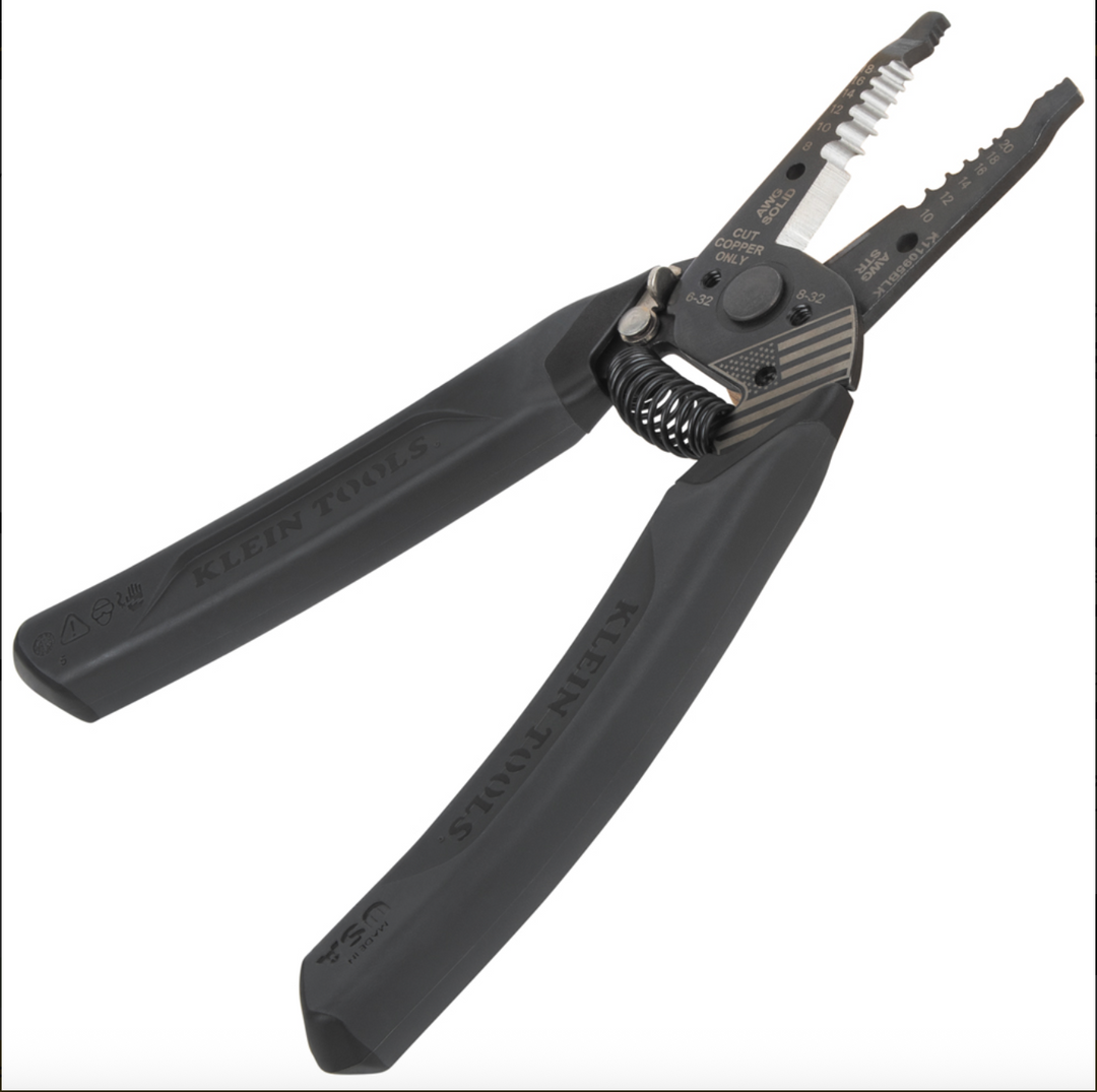 K11095BLK  Klein-Kurve® Blackout Wire Stripper / Cutter, 8-20 AWG