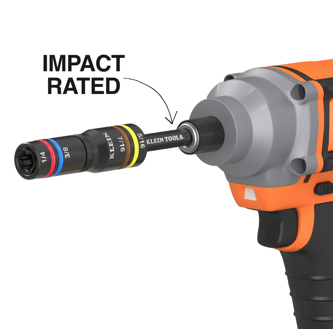 656QS KNECT™ Quad-24 Heavy-Duty Impact Flip Sockets, SAE and Metric, 9-Piece