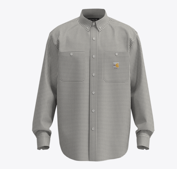 FR Force Sun Defender LS Plaid Shirt