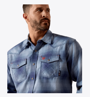 FR Ryan Retro Fit Snap Work Shirt