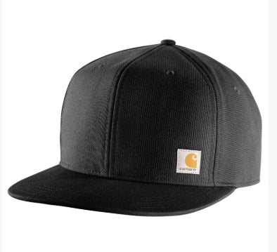 106665 Firm Duck Flat Brim Cap