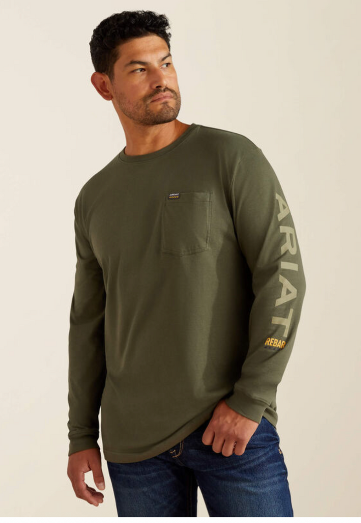 Rebar Cotton Strong Standard Logo Pocket T-Shirt
