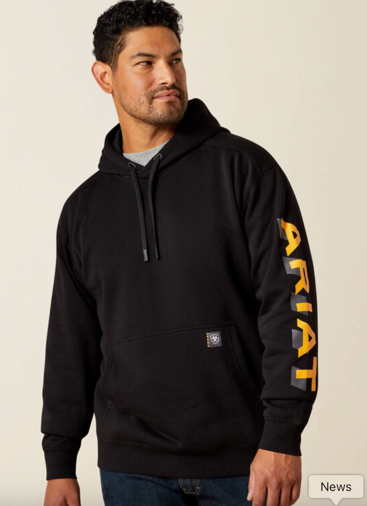 Rebar Lightweight Logo Hoodie