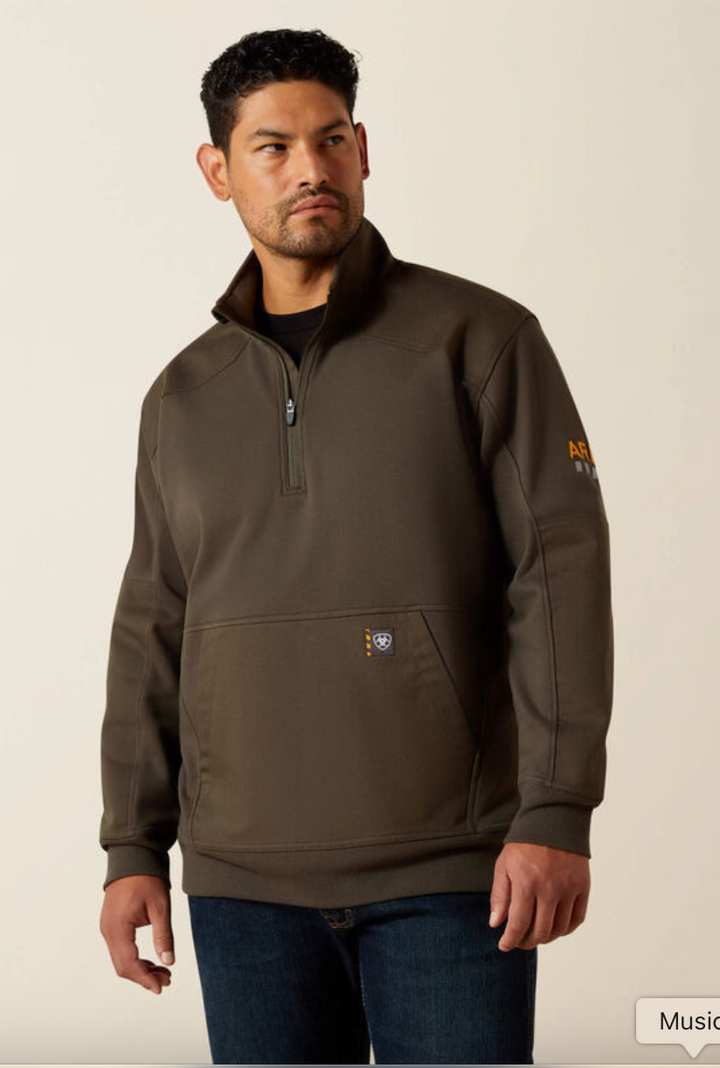 Rebar Workman Duracanvas 1/4 Zip Sweatshirt