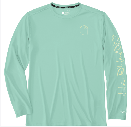 Force Sun Defender™ Lightweight Long-Sleeve Logo Graphic T-Shirt