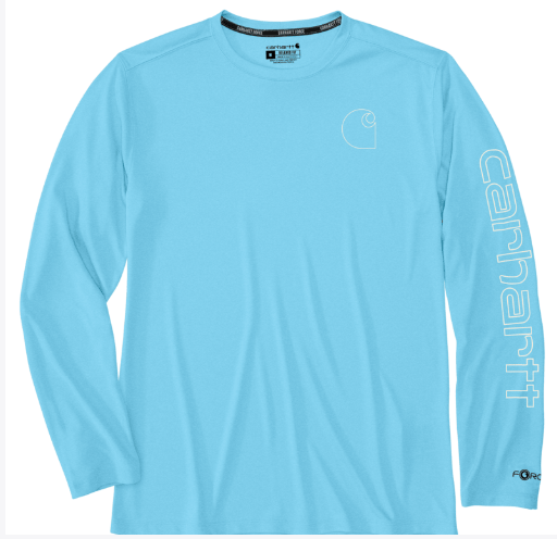 Force Sun Defender™ Lightweight Long-Sleeve Logo Graphic T-Shirt