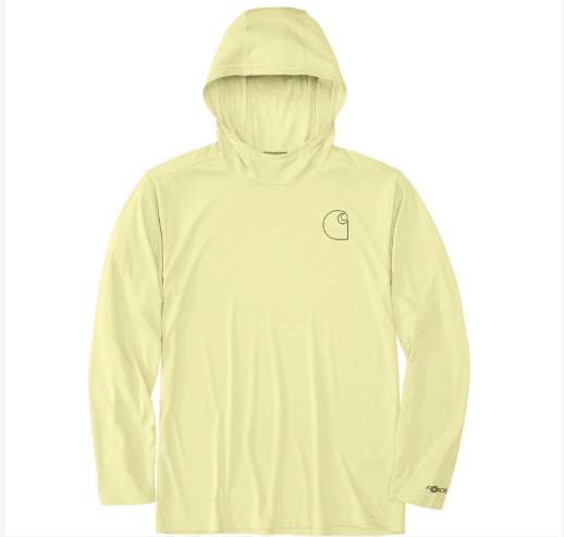 Force Sun Defender™ Lightweight Long-Sleeve Hooded Logo Graphic T-Shirt