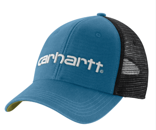 Canvas Mesh-Back Logo Graphic Cap