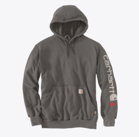 FLAME-RESISTANT CARHARTT FORCE® LOOSE FIT MIDWEIGHT HOODED LOGO GRAPHIC HOODIE