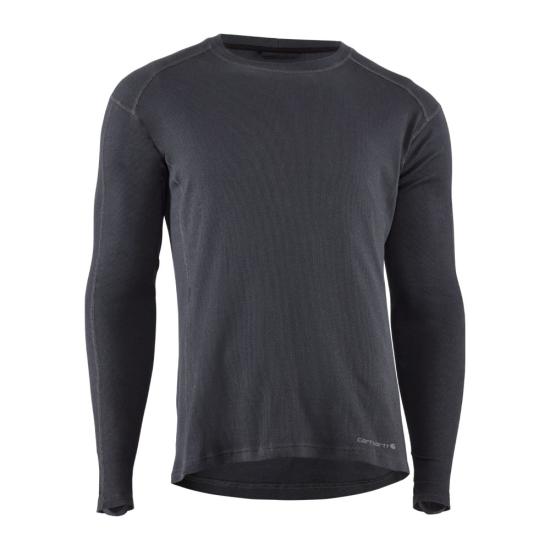 Midweight Cotton Rib Base Layer Crewneck