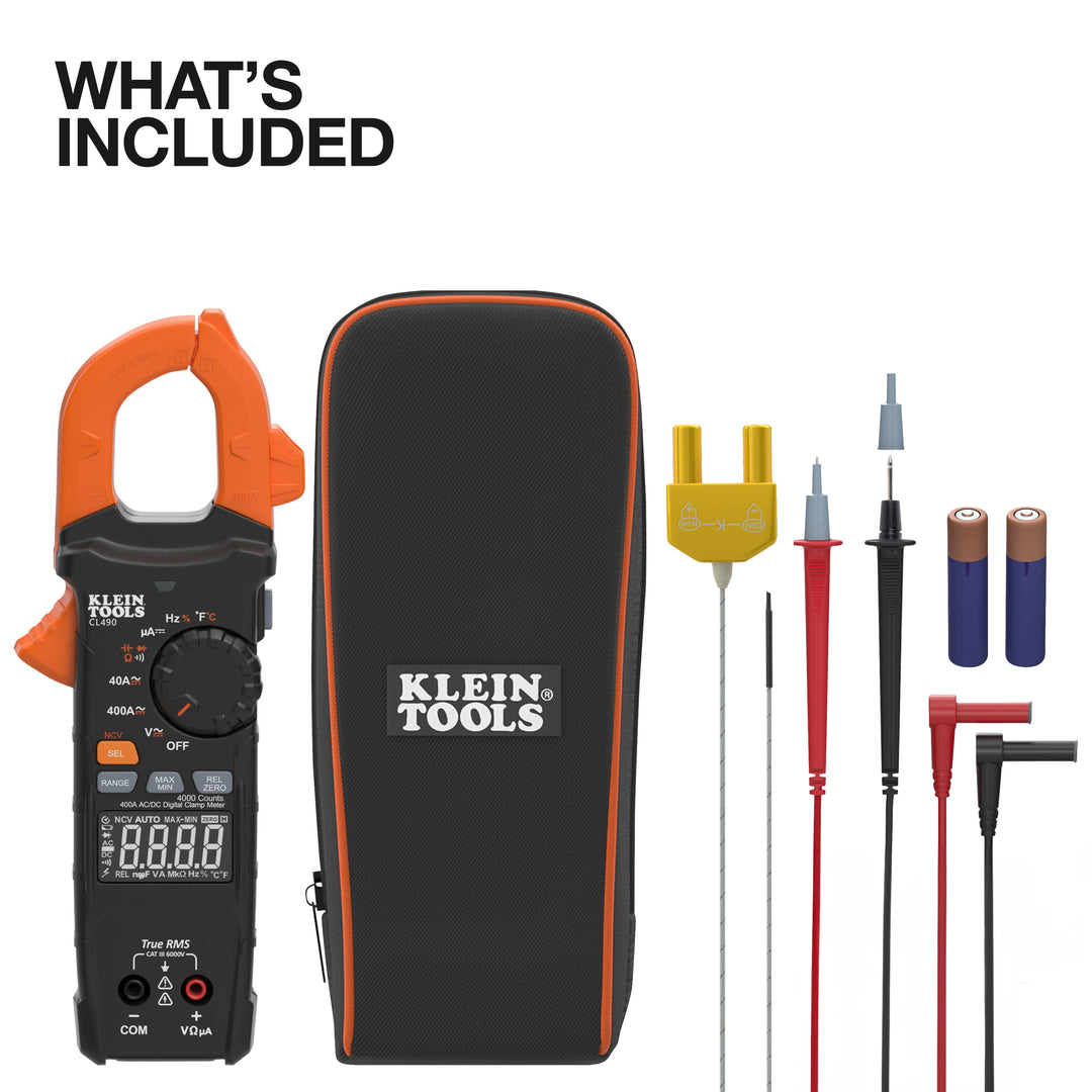 400A AC/DC Dual-Display Auto-Ranging Digital Clamp Meter