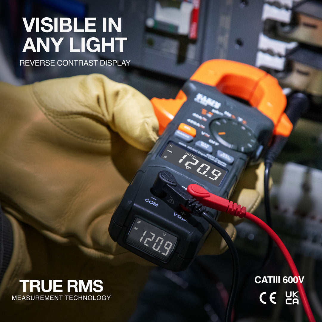 400A AC/DC Dual-Display Auto-Ranging Digital Clamp Meter