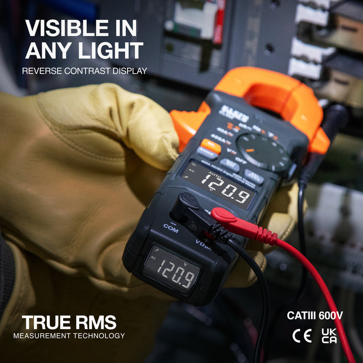 400A AC/DC Dual-Display Auto-Ranging Digital Clamp Meter