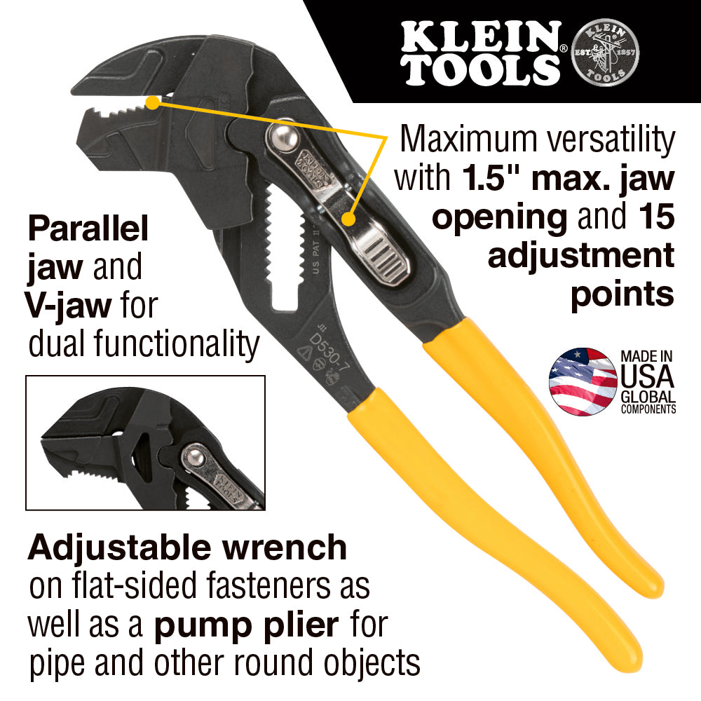 D53002KIT Plier Wrench Set, 2-Piece