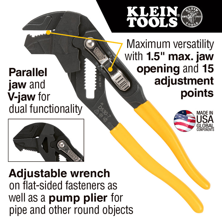 D53002KIT Plier Wrench Set, 2-Piece