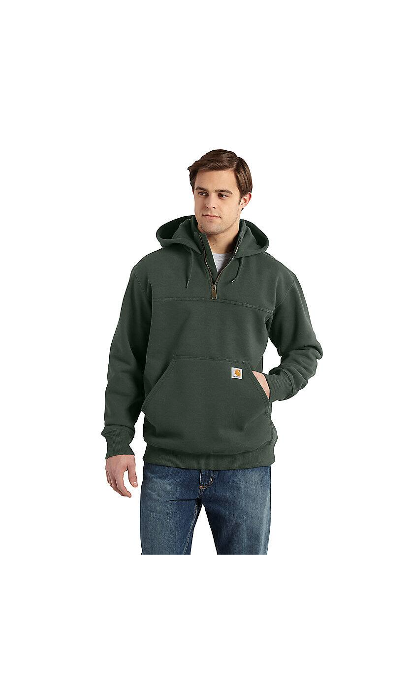 100617 RAIN DEFENDER® LOOSE FIT HEAVYWEIGHT QUARTER-ZIP HOODIE