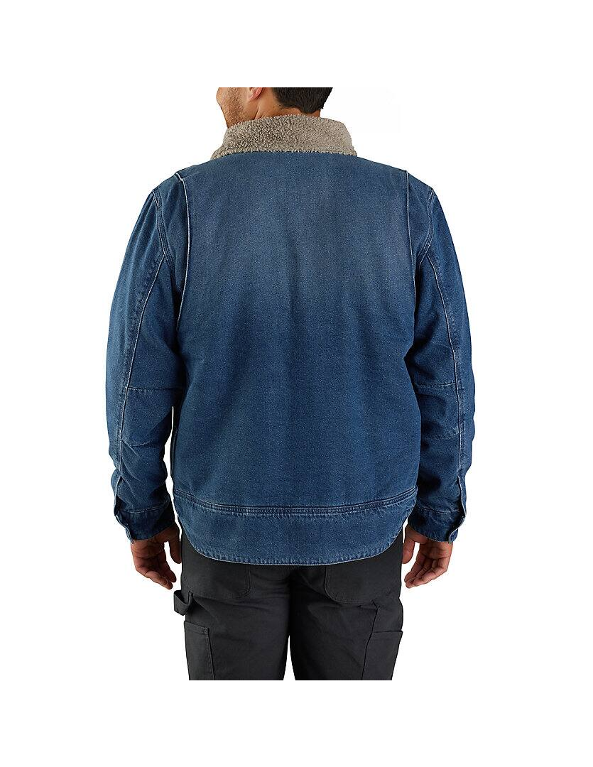 106323 Relaxed Fit Denim Sherpa-Lined Jacket - 2 Warmer Rating