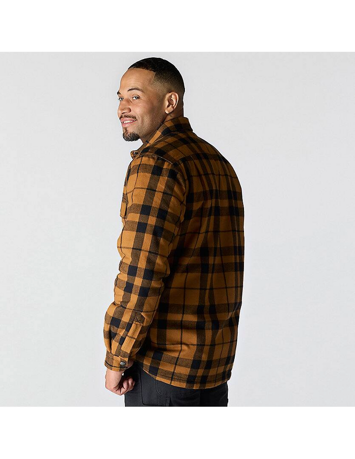 107017 Relaxed Fit Flannel Sherpa-Lined Shirt Jac