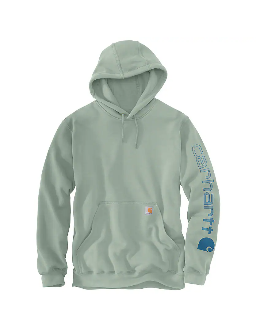 K288 LOOSE FIT MIDWEIGHT LOGO SLEEVE GRAPHIC HOODIE *