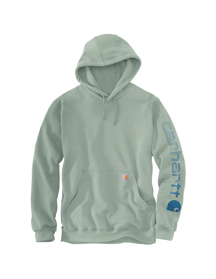 K288 LOOSE FIT MIDWEIGHT LOGO SLEEVE GRAPHIC HOODIE *