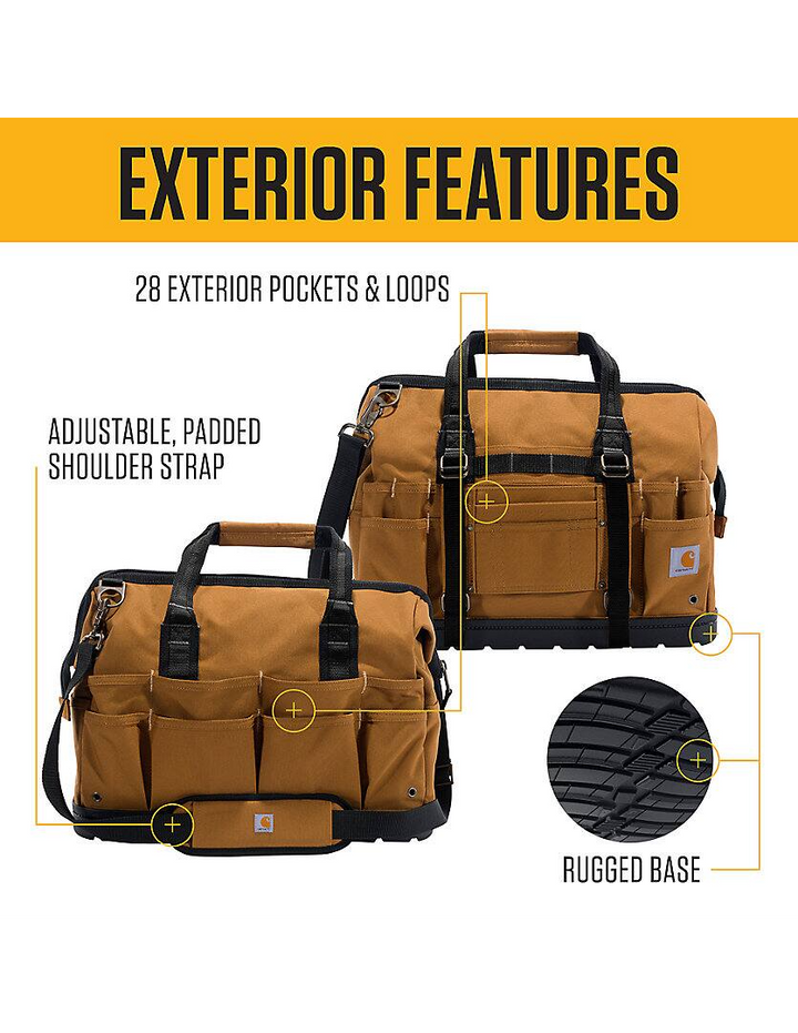 18-Inch Molded Base Heavyweight Tool Bag-B0000520