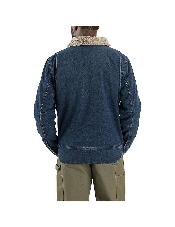 106323 Relaxed Fit Denim Sherpa-Lined Jacket - 2 Warmer Rating