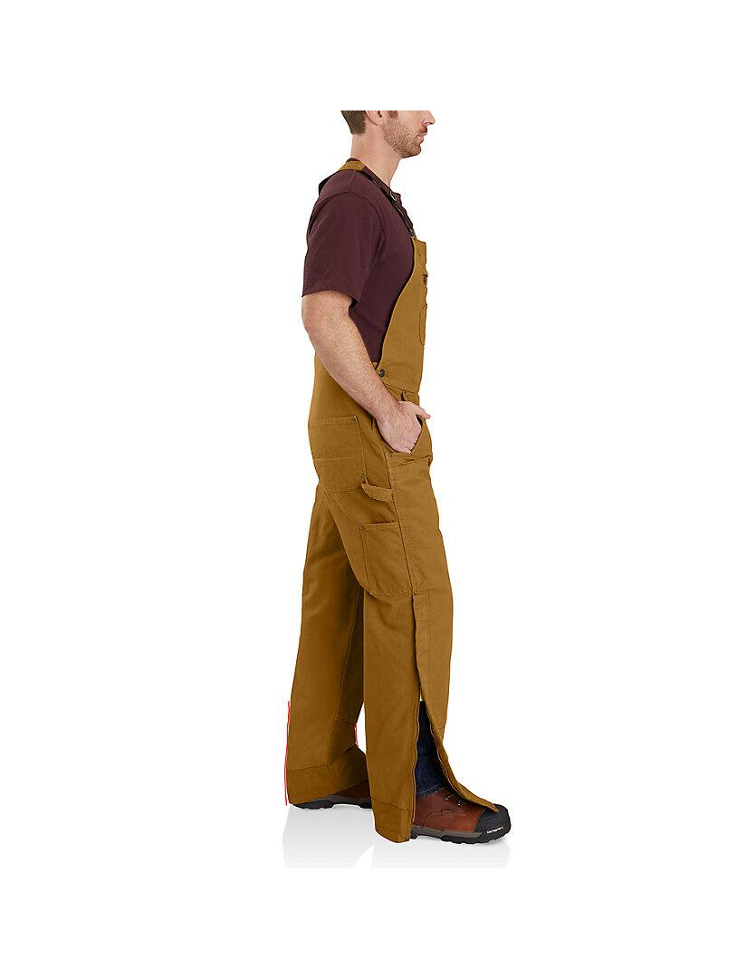 104031 Men's Insulated Bib Overall - Loose Fit - Duck - 3 Warmest Rating