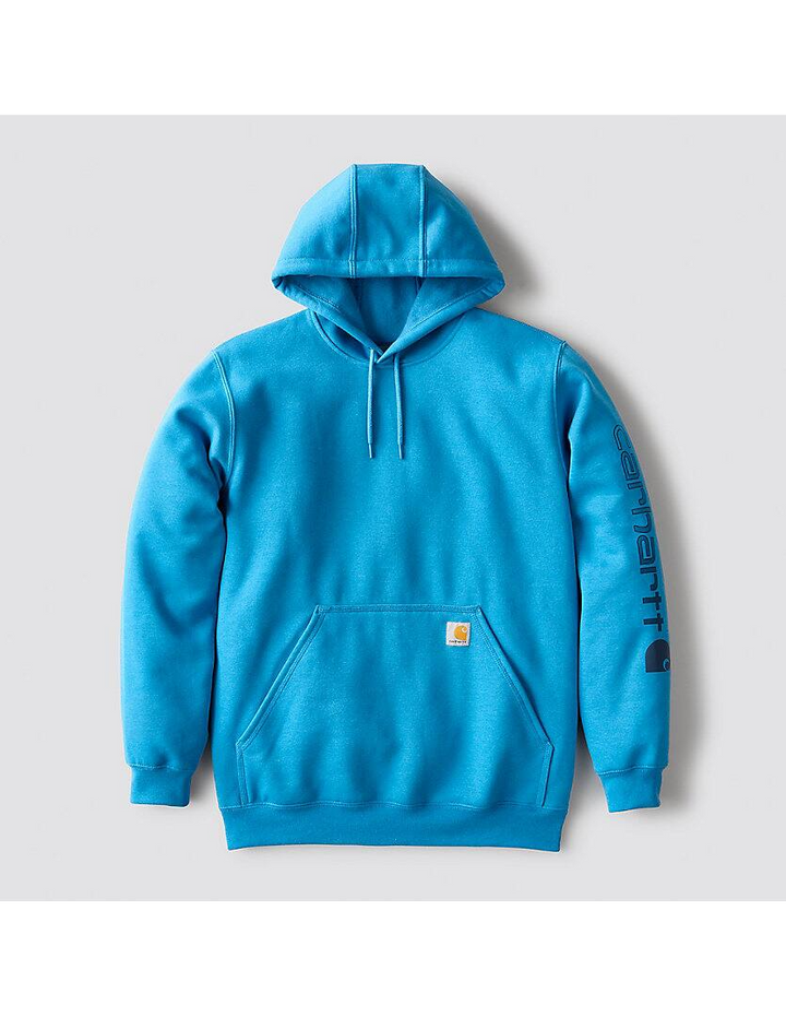 K288 LOOSE FIT MIDWEIGHT LOGO SLEEVE GRAPHIC HOODIE *