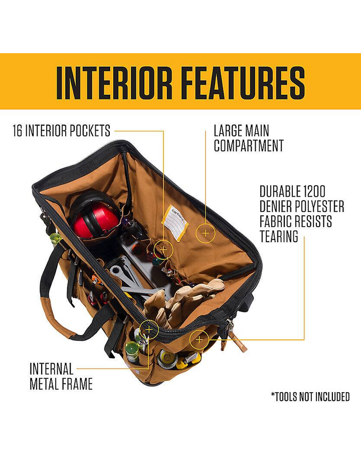 18-Inch Molded Base Heavyweight Tool Bag-B0000520