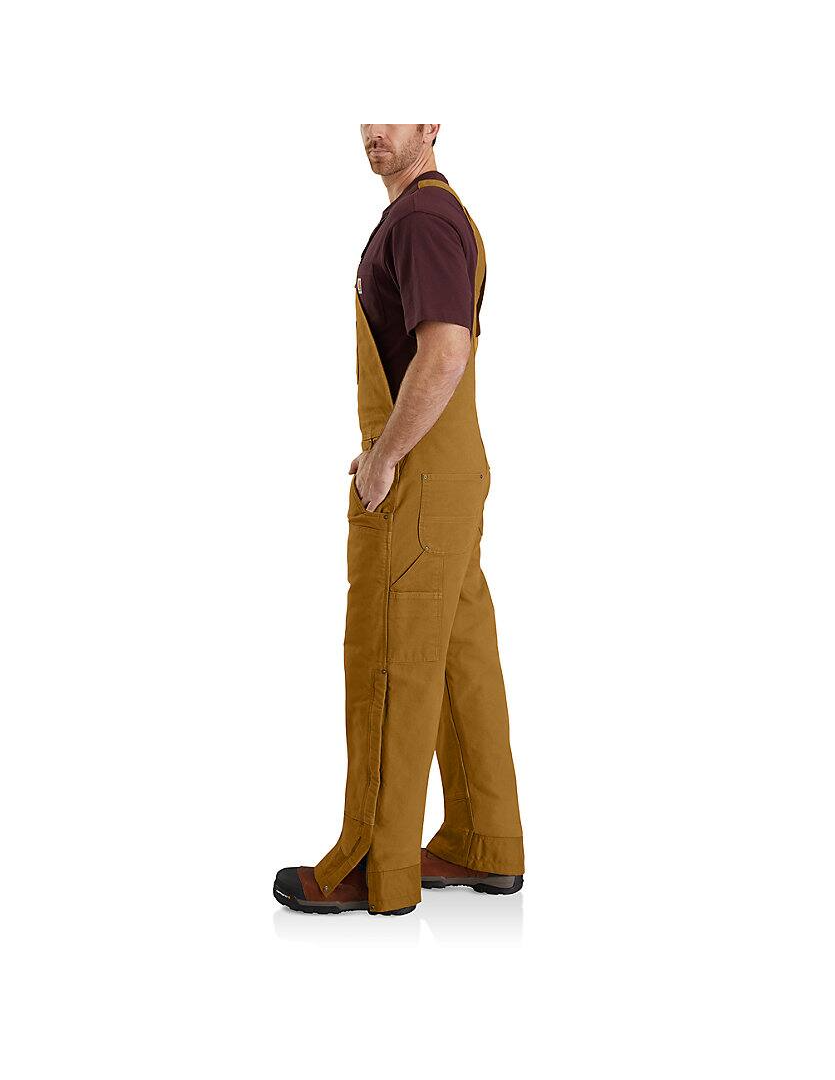 104031 Men's Insulated Bib Overall - Loose Fit - Duck - 3 Warmest Rating