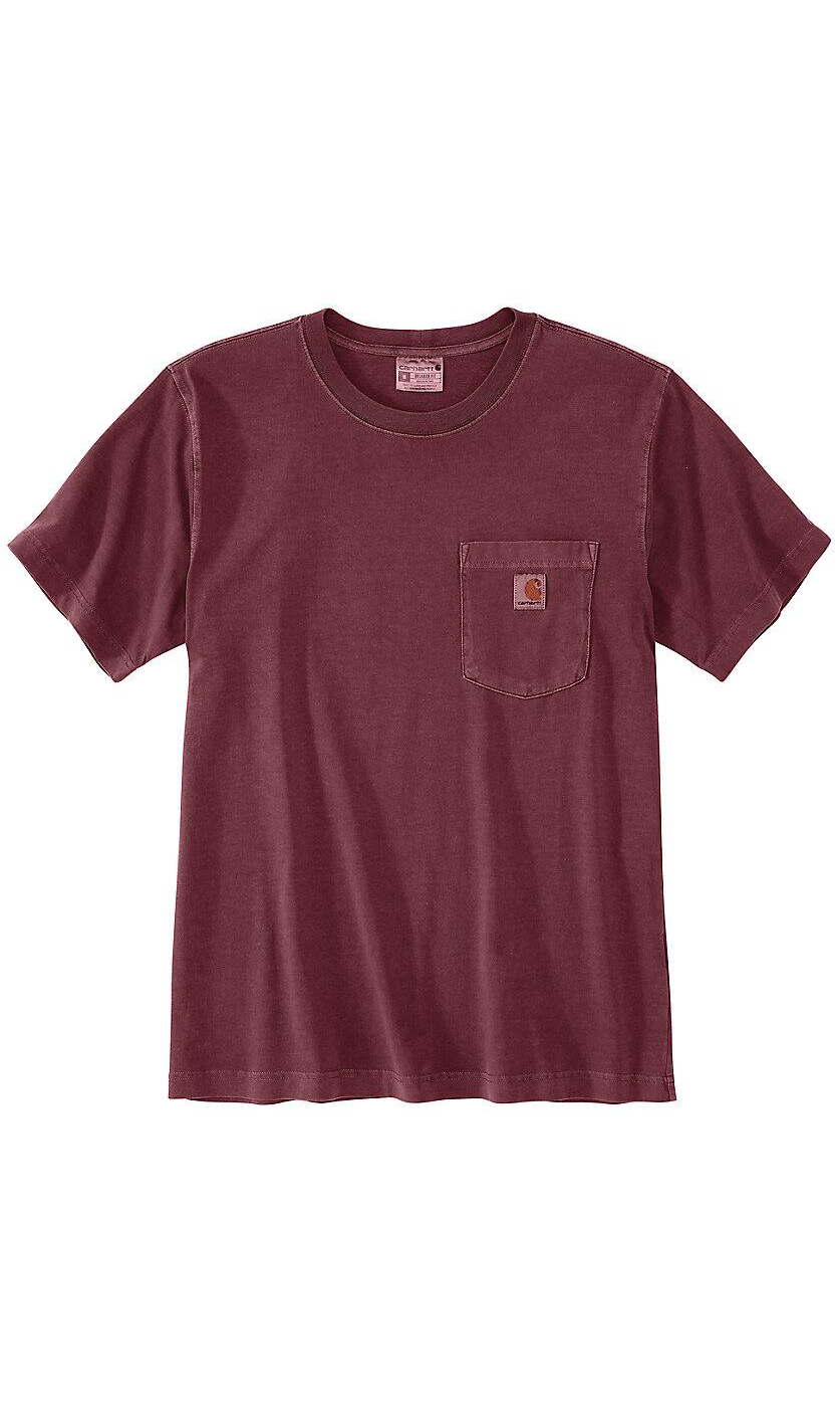 Re-Engineered Relaxed Fit Lightweight Short-Sleeve Garment Dyed Pocket T-Shirt